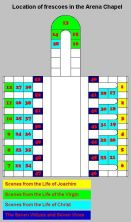 Haga click para ver la imagen ampliada scrovegni - location of the frescoes as viewed from the entrance.jpg